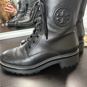 Tory Burch combat boots size 9.5